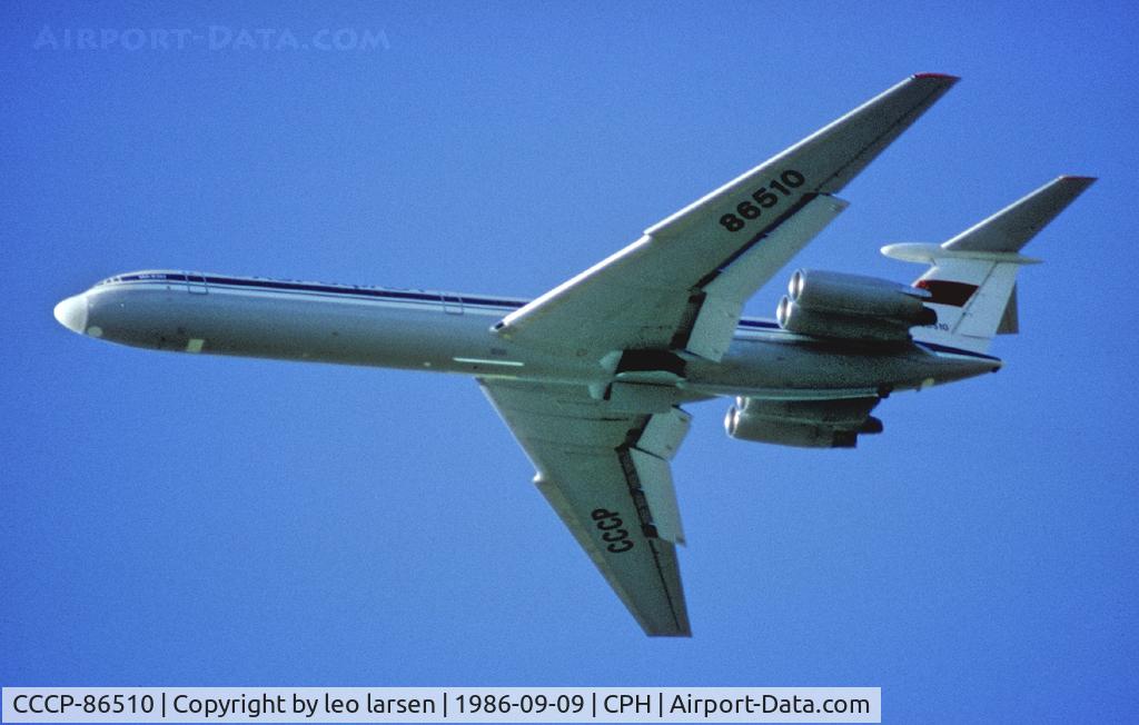 CCCP-86510, 1980 Ilyushin Il-62M C/N 1035213, Copenhagen 9.9.1986