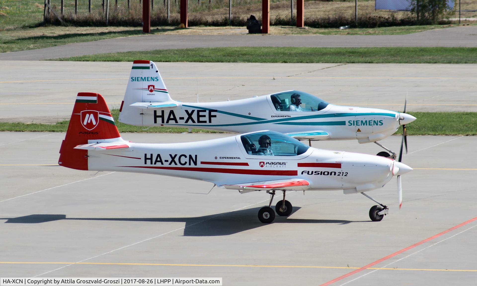 HA-XCN, 2015 Magnus Fusion 212 C/N MG-11-001, Pécs-Pogány Airport, Hungary