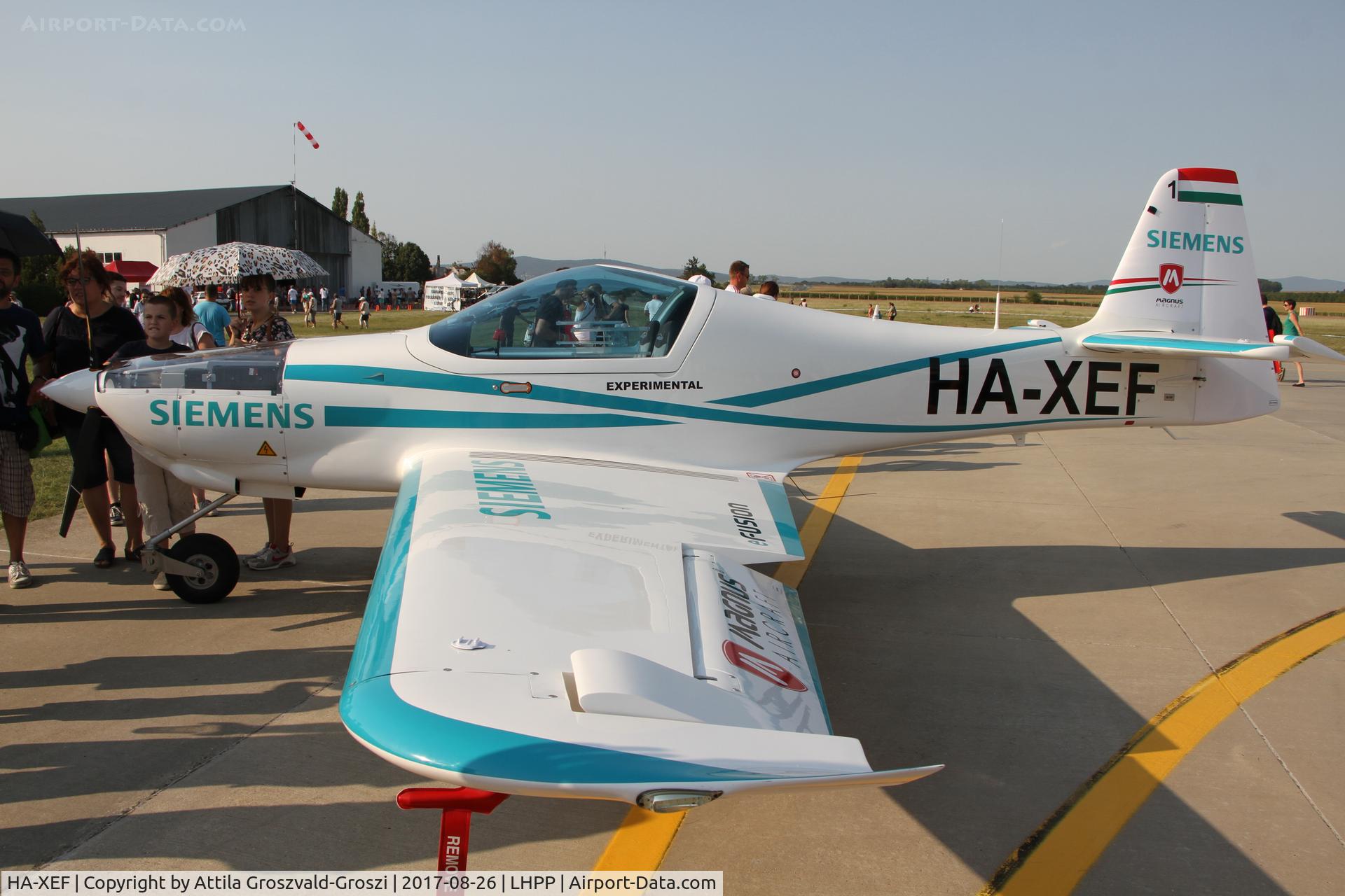 HA-XEF, 2016 Magnus eFusion C/N MG-11-004, Pécs-Pogány Airport, Hungary