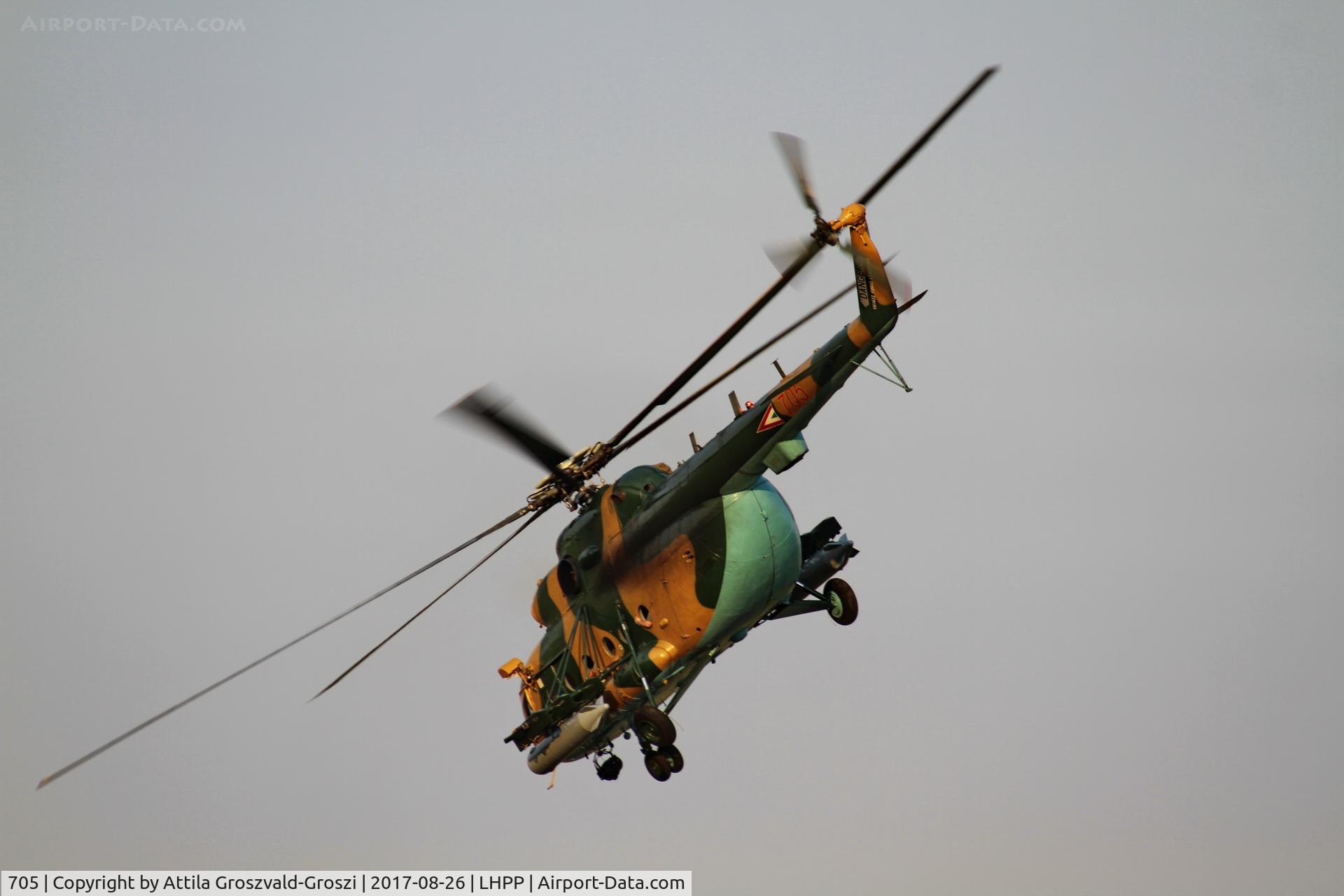 705, 1987 Mil Mi-17N C/N 104M05, Pécs-Pogány Airport, Hungary