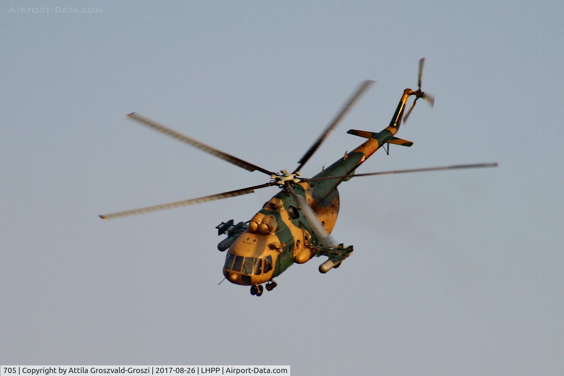 705, 1987 Mil Mi-17N C/N 104M05, Pécs-Pogány Airport, Hungary