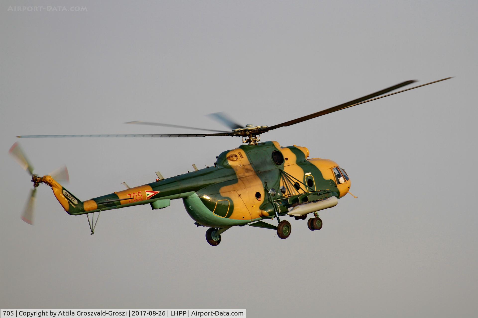 705, 1987 Mil Mi-17N C/N 104M05, Pécs-Pogány Airport, Hungary