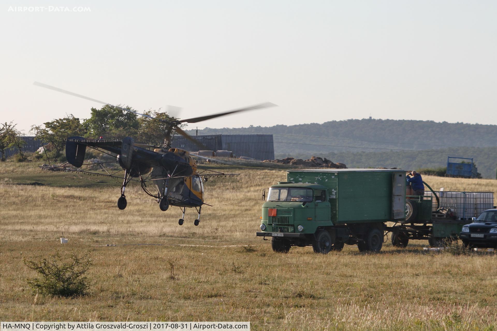 HA-MNQ, 1976 Kamov Ka-26 Hoodlum C/N 7605402, Szentkirályszabadja agricultural depot, Hungary