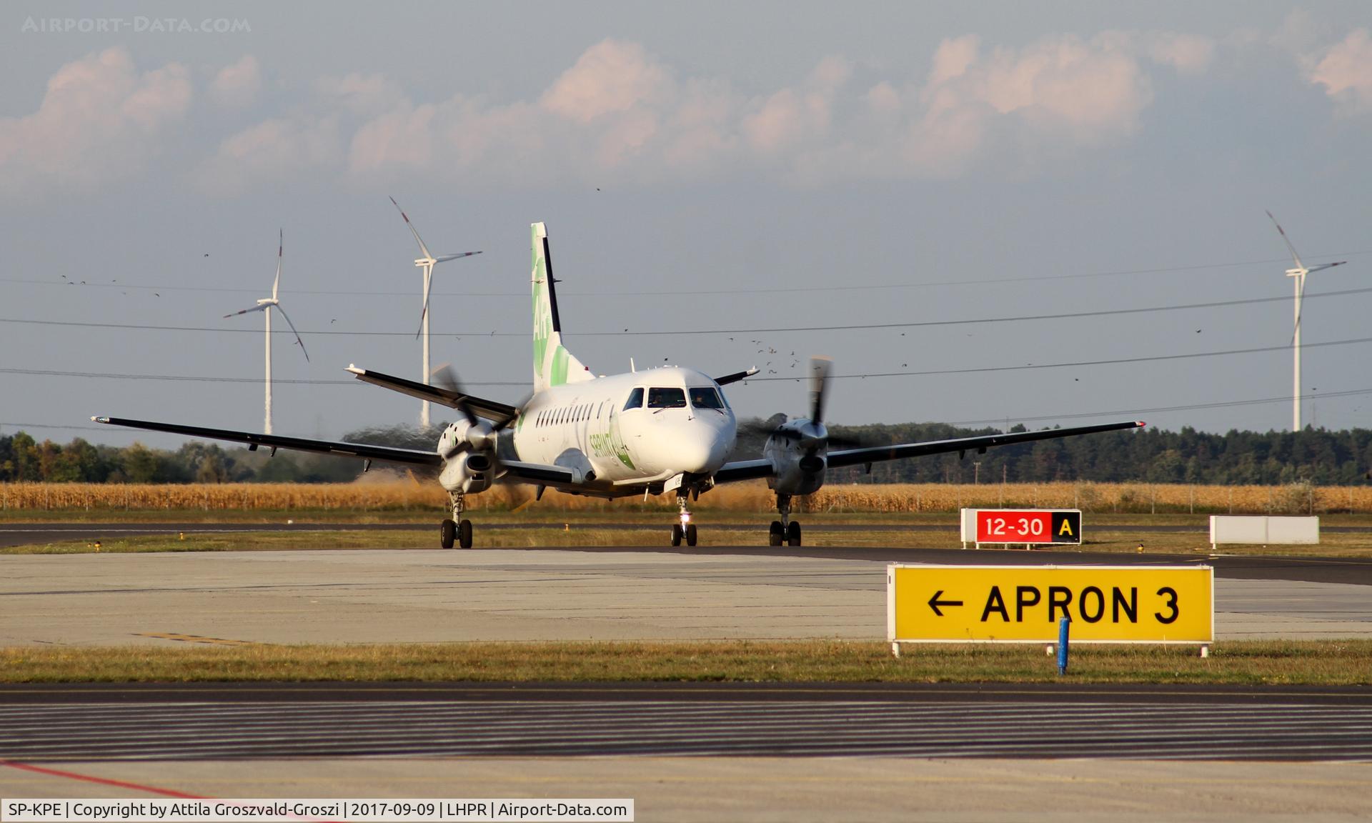 SP-KPE, 1988 Saab 340A C/N 340A-130, Györ-Pér Airport, Hungary