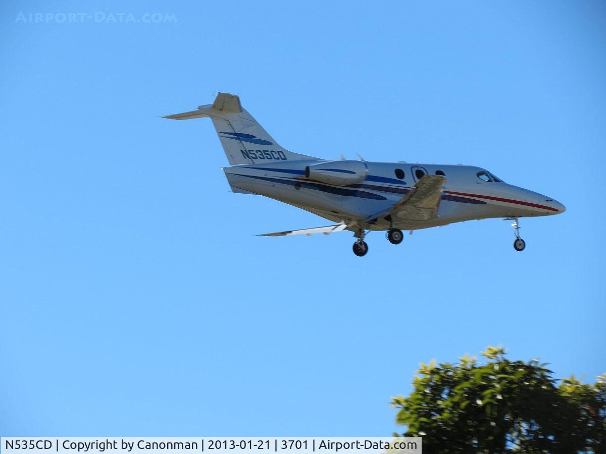 N535CD, 2004 Raytheon 390 Premier 1 C/N RB-96, Landing
