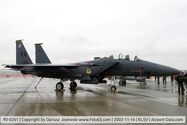 90-0261, 1990 McDonnell Douglas F-15E Strike Eagle C/N 1203/E163, F-15E Strike Eagle 90-0261 WA from 57th Wing Nellis AFB, NV