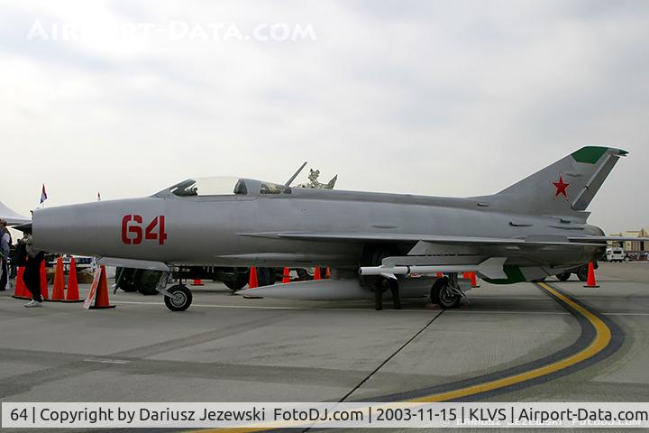 64, Mikoyan-Gurevich MiG-21 Fishbed C/N Not found, Mig-21F Fishbed used in 4477th TES