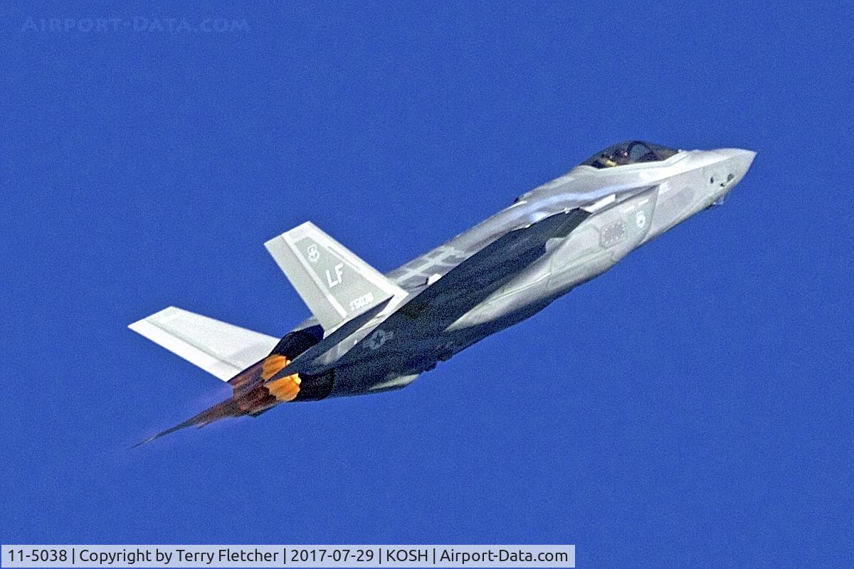 11-5038, 2011 Lockheed Martin F-35A Lightning II C/N AF-49, at 2017 EAA AirVenture at Oshkosh