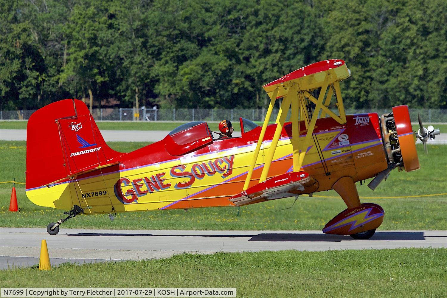 N7699, 1972 Grumman G-164A Show Cat C/N 1004, at 2017 EAA AirVenture at Oshkosh