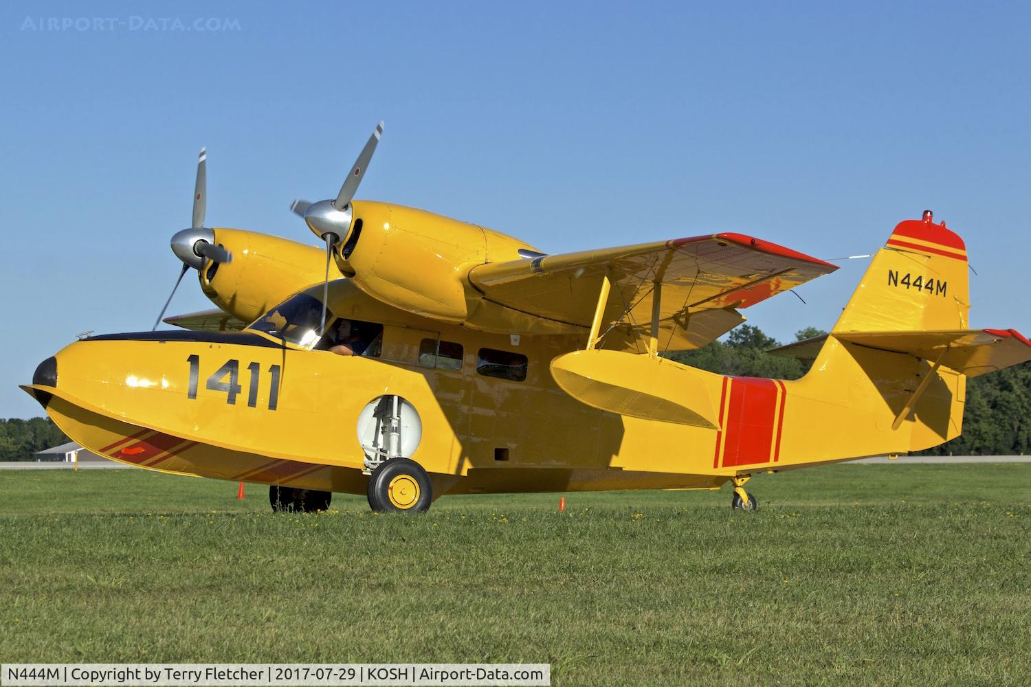N444M, Grumman G-44A Widgeon C/N 1411, at 2017 EAA AirVenture at Oshkosh