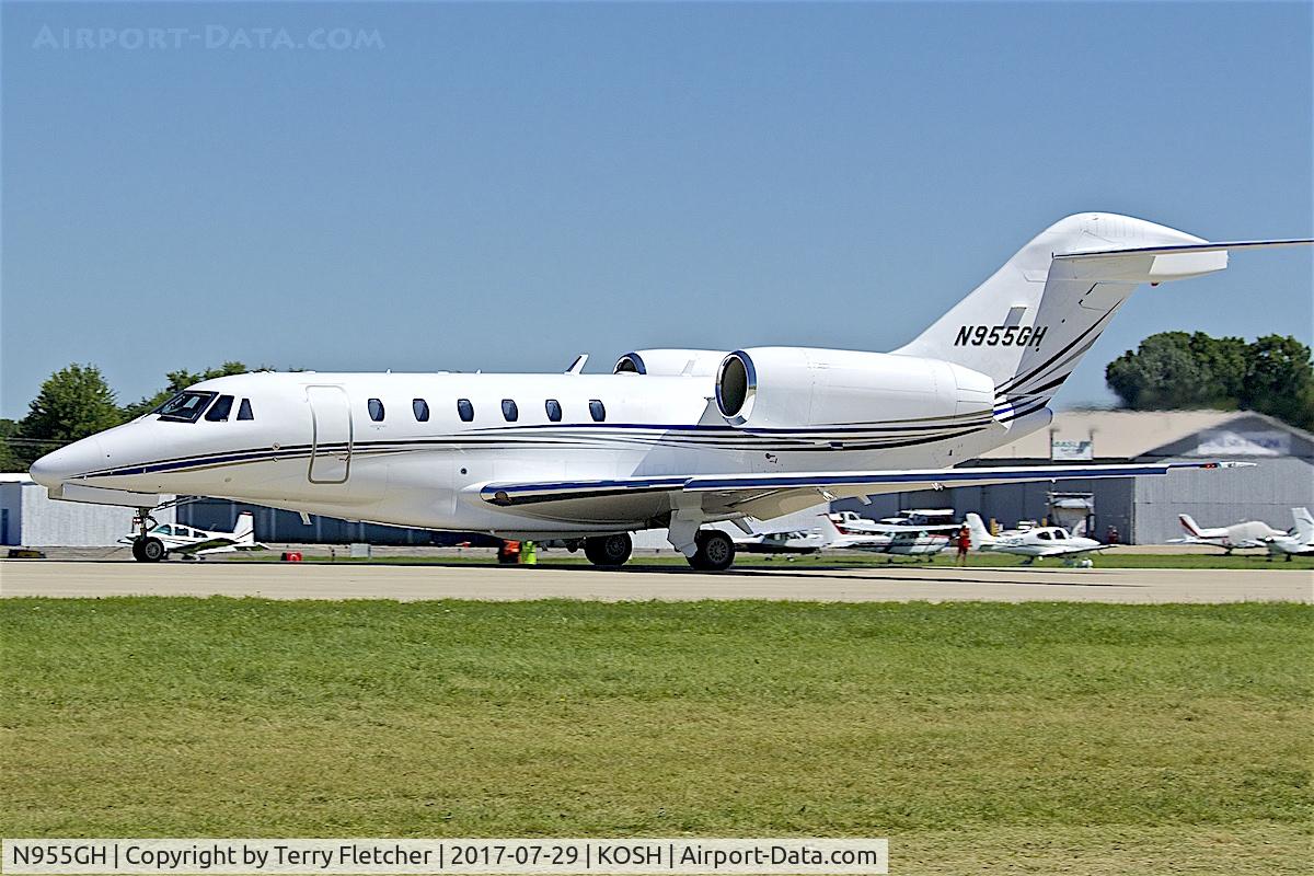 N955GH, 2000 Cessna 750 Citation X Citation X C/N 750-0106, at 2017 EAA AirVenture at Oshkosh