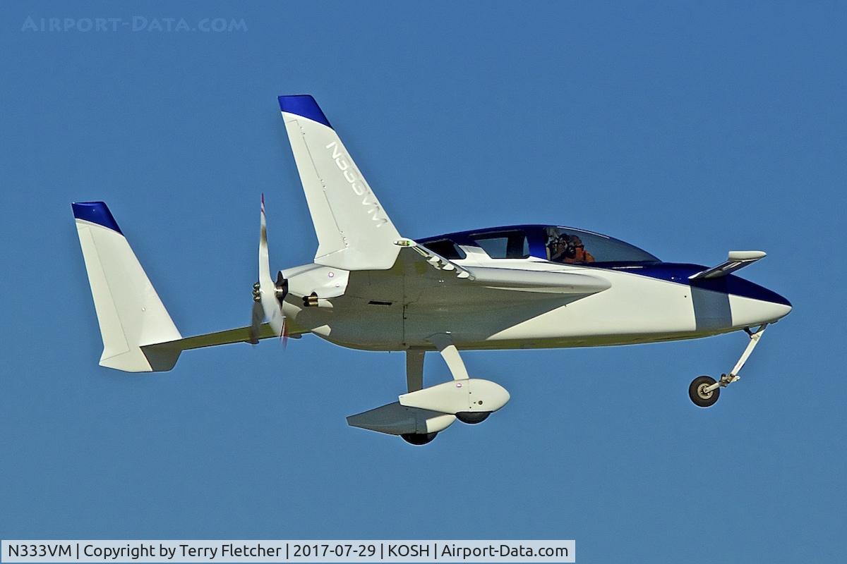 N333VM, Co-Z Cozy Mark IV C/N 973, at 2017 EAA AirVenture at Oshkosh