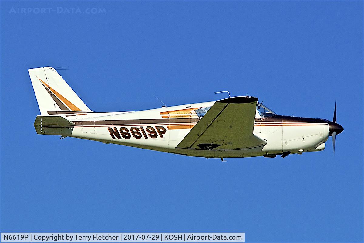 N6619P, 1960 Piper PA-24 Comanche C/N 24-1740, at 2017 EAA AirVenture at Oshkosh