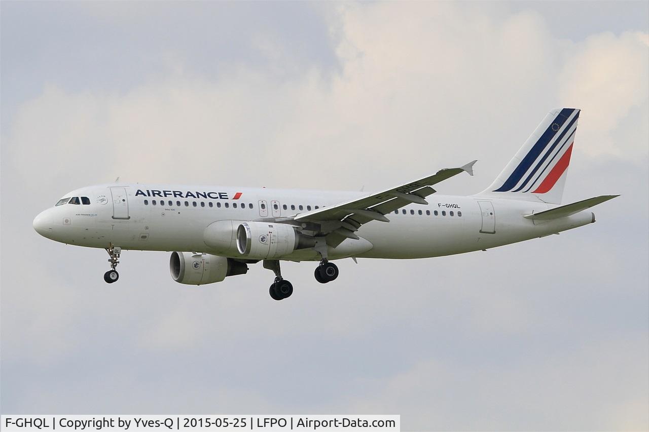 F-GHQL, 1991 Airbus A320-211 C/N 0239, Airbus A320-211, Short approach rwy 26, Paris-Orly airport (LFPO-ORY)