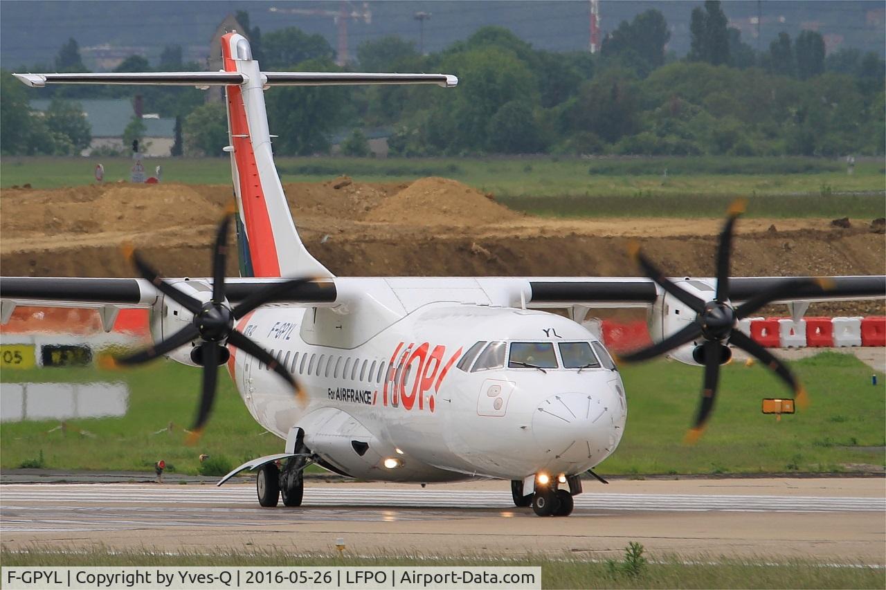 F-GPYL, 1997 ATR 42-500 C/N 542, ATR 42-500, Lining up  rwy 08, Paris-Orly Airport (LFPO-ORY)