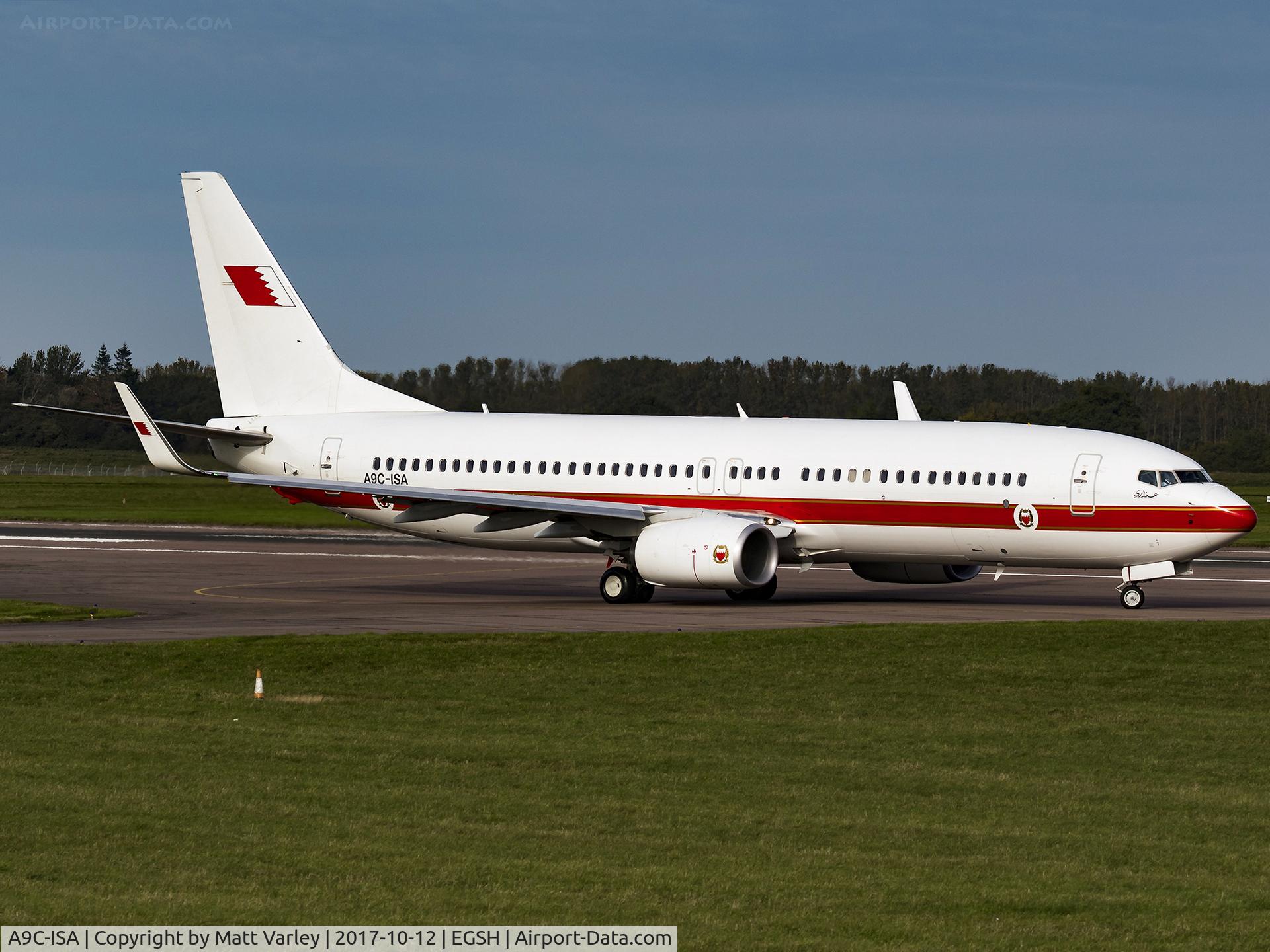 A9C-ISA, 2015 Boeing 737-86J C/N 37750, Departing Norwich in some nice light :) :) :)