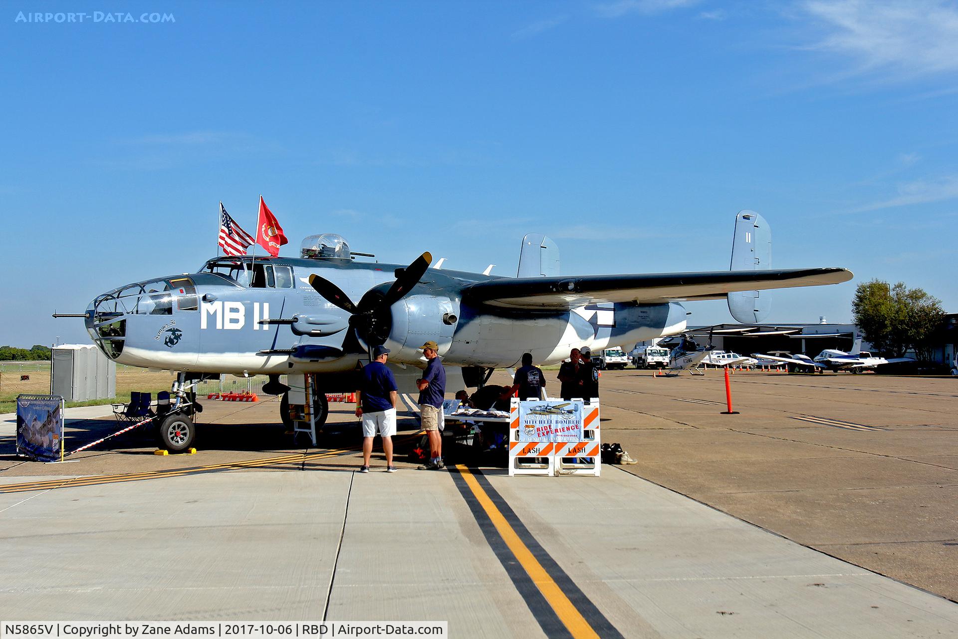 N5865V, 1945 North American B-25J Mitchell Mitchell C/N 108-34263, At the 2017 Wings Over Dallas Airshow