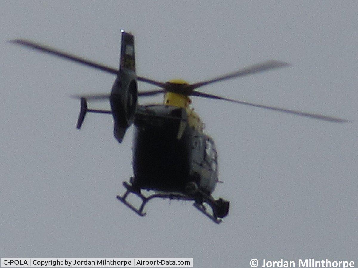 G-POLA, 2010 Eurocopter EC-135P-2+ C/N 877, G-POLA over Worsbrough