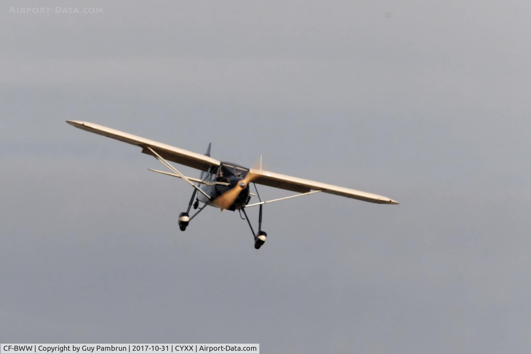 CF-BWW, 1938 Fairchild 24K C/N 3304, Landing