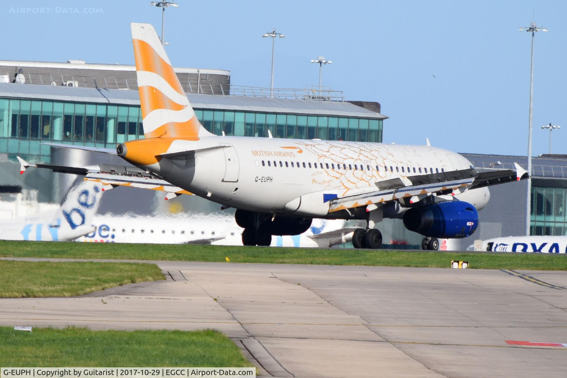 G-EUPH, 2000 Airbus A319-131 C/N 1225, At Manchester
