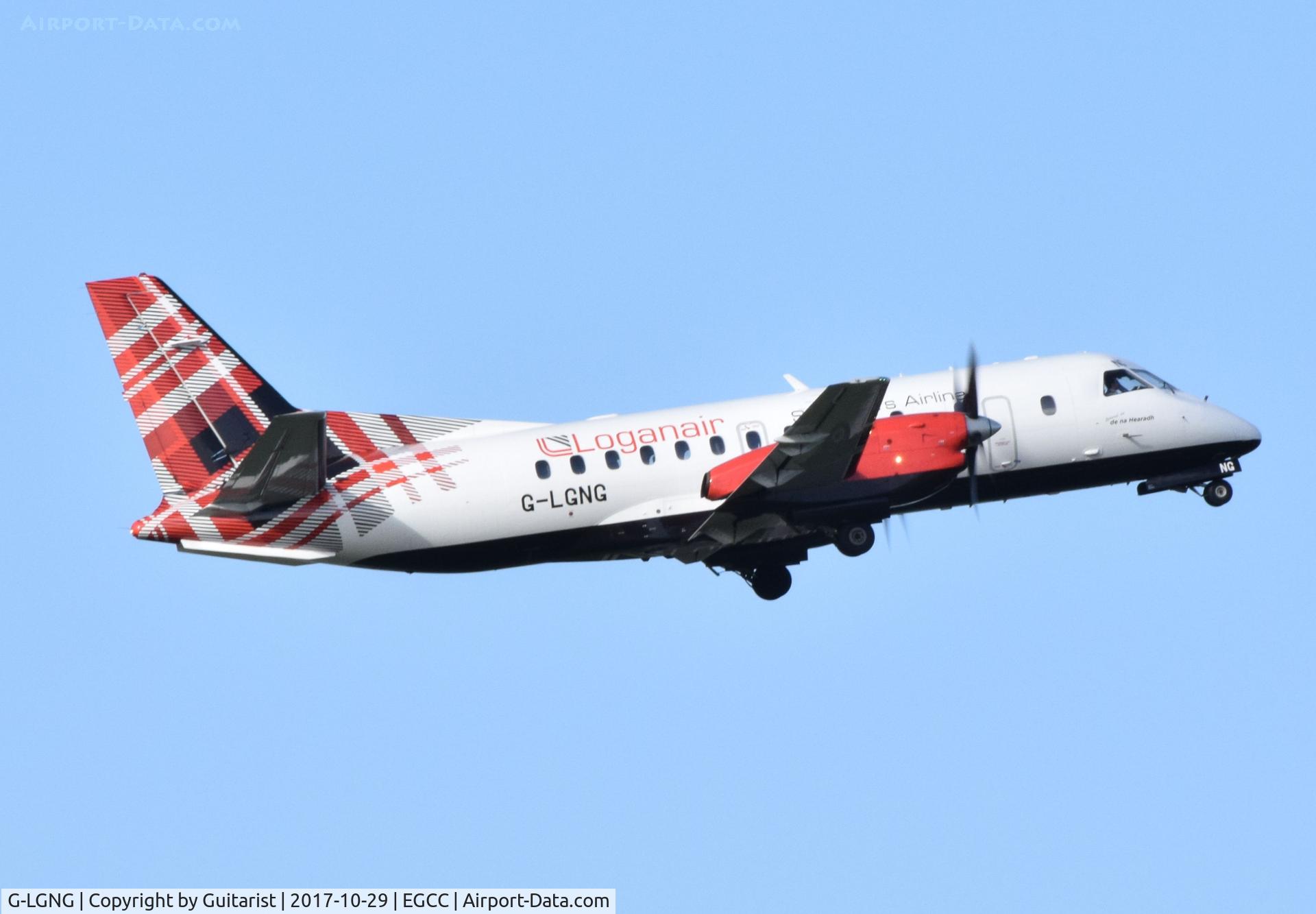 G-LGNG, 1992 Saab SF340B C/N 340B-327, At Manchester