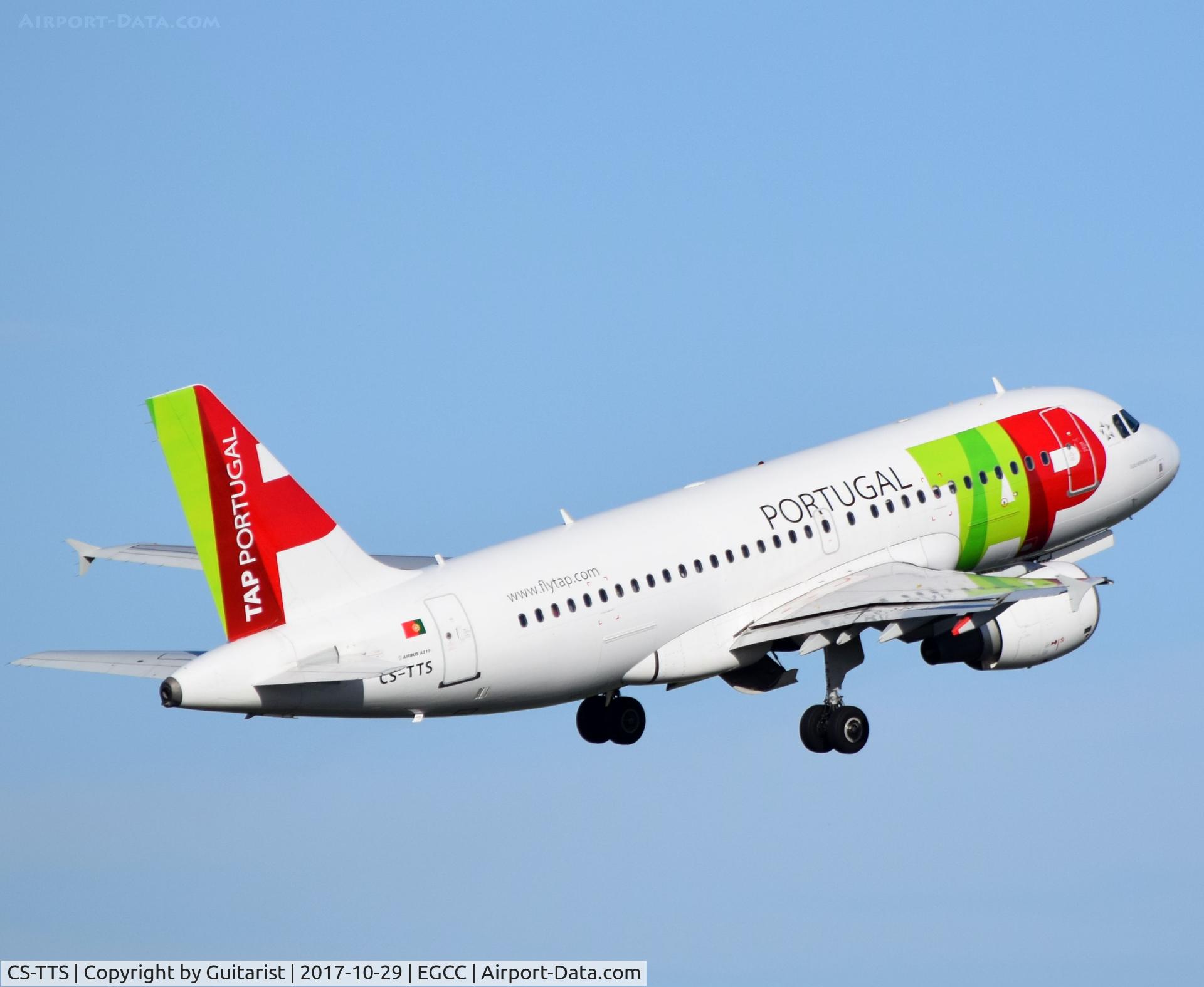 CS-TTS, 2002 Airbus A319-112 C/N 1765, At Manchester
