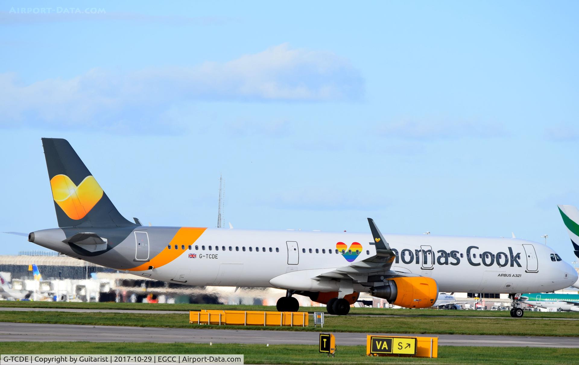 G-TCDE, 2014 Airbus A321-211 C/N 6056, At Manchester