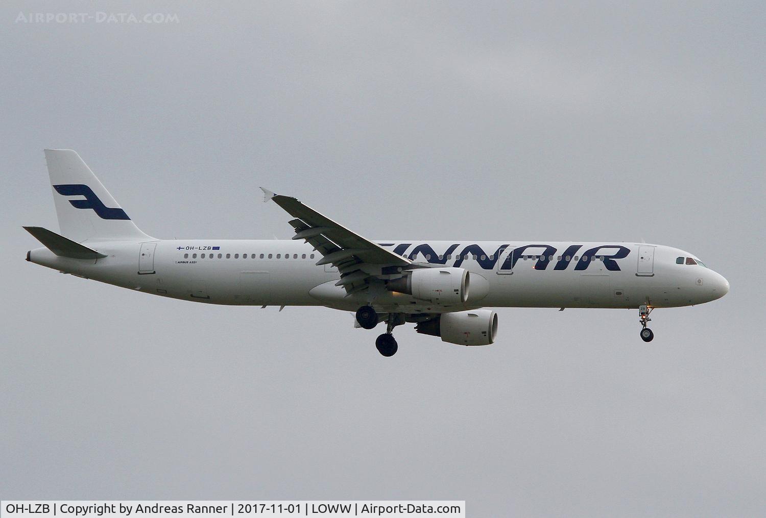 OH-LZB, 1999 Airbus A321-211 C/N 0961, Finnair A321