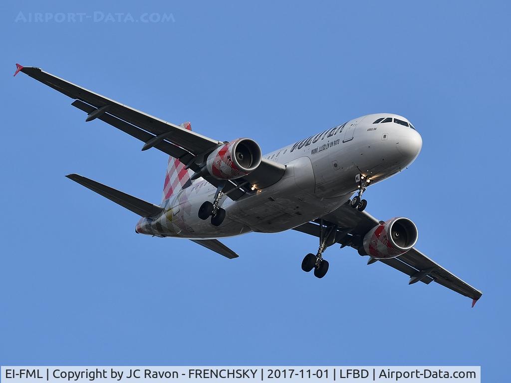 EI-FML, 2004 Airbus A319-111 C/N 2240, Volotea V72405 from Ajaccio (AJA) landing runway 23