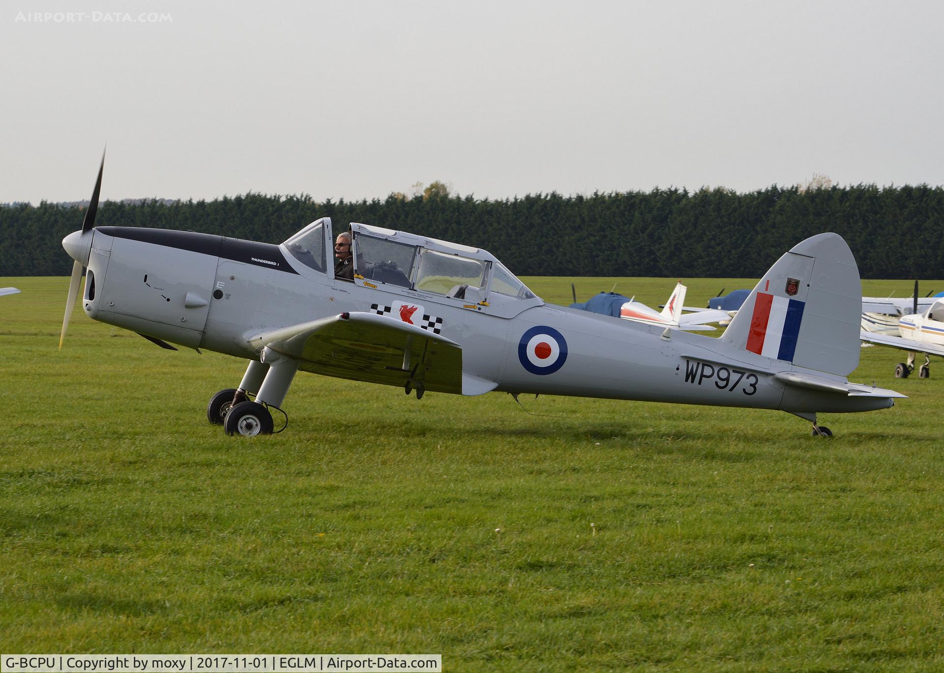 G-BCPU, 1953 De Havilland DHC-1 Chipmunk T.10 C/N C1/0839, De Havilland DHC-1 Chipmunk T.10 with RAF serial WP973.