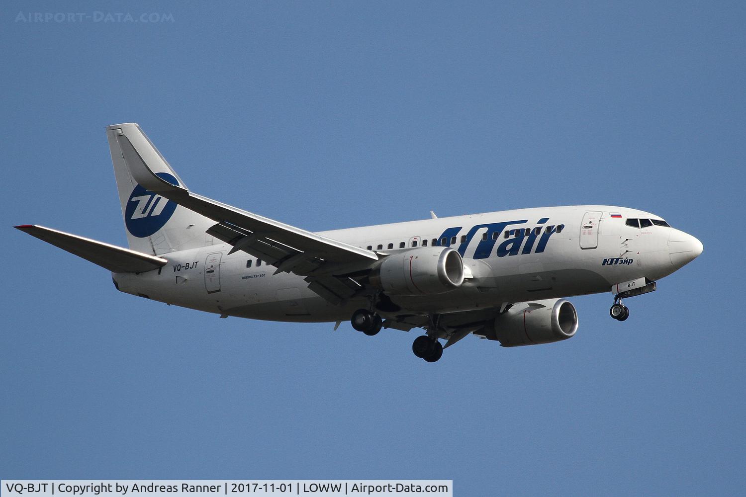 VQ-BJT, Boeing Boeing 737-500 C/N 28900, UTair Aviation Boeing 737
