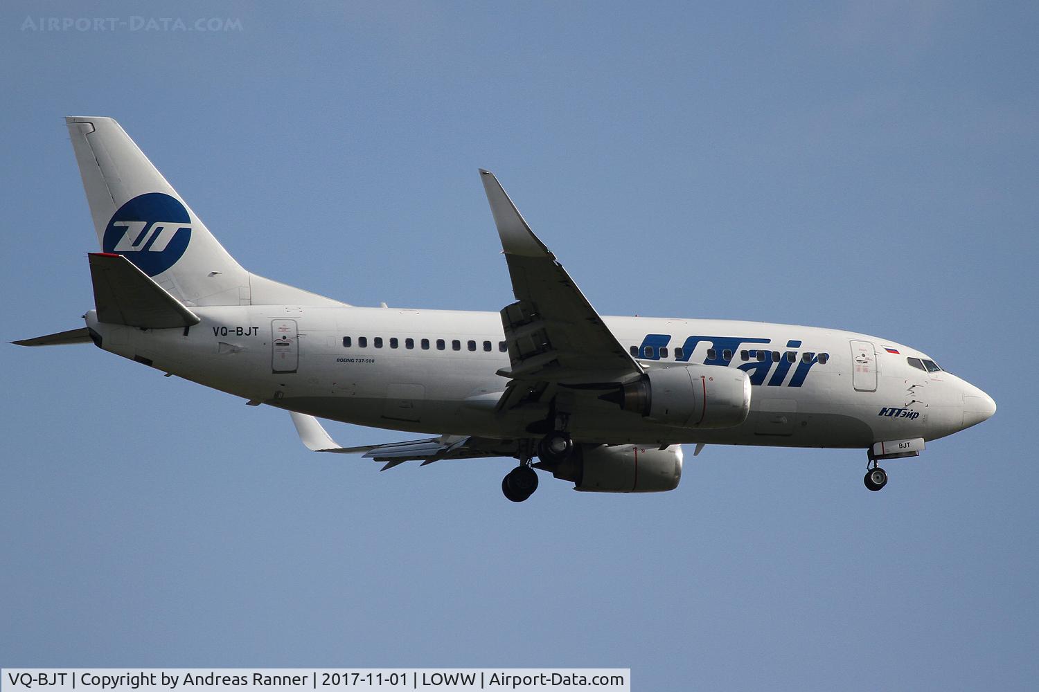 VQ-BJT, Boeing Boeing 737-500 C/N 28900, UTair Aviation Boeing 737