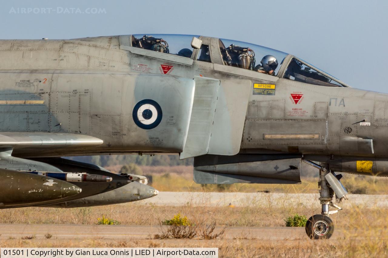 01501, 1974 McDonnell Douglas F-4E AUP Phantom II C/N 4443, taxi way