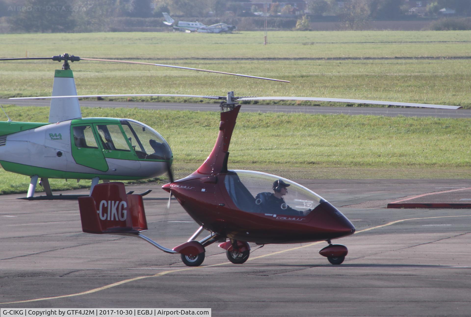 G-CIKG, 2014 RotorSport UK Calidus C/N RSUK/CALS/024, G-CIKG at Staverton 30.10.17