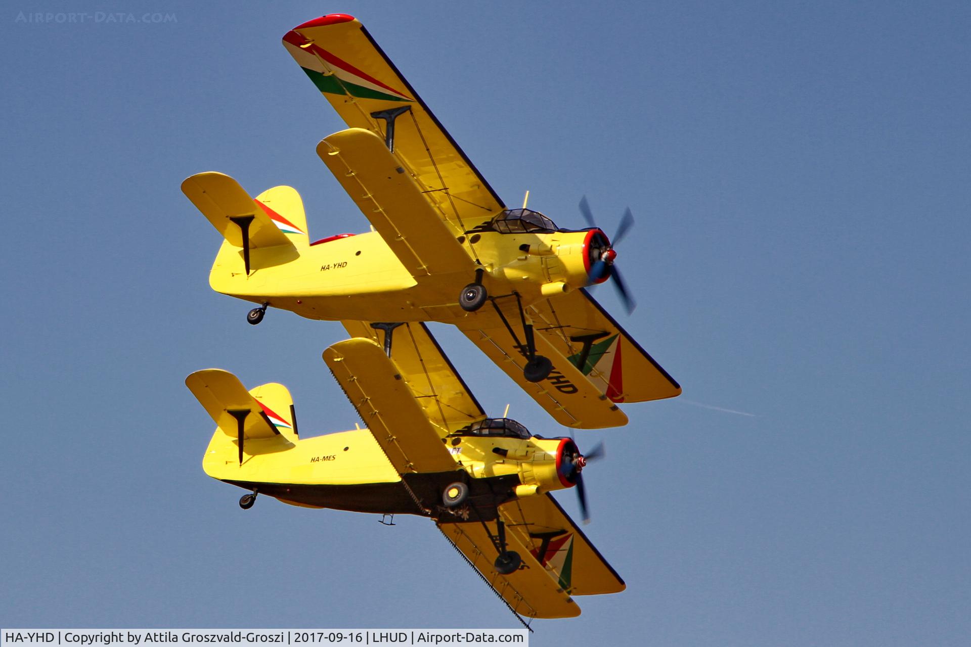 HA-YHD, Antonov (PZL-Mielec) An-2PF C/N 1G187-36, Szeged Airport, Hungary - Air Show 2017