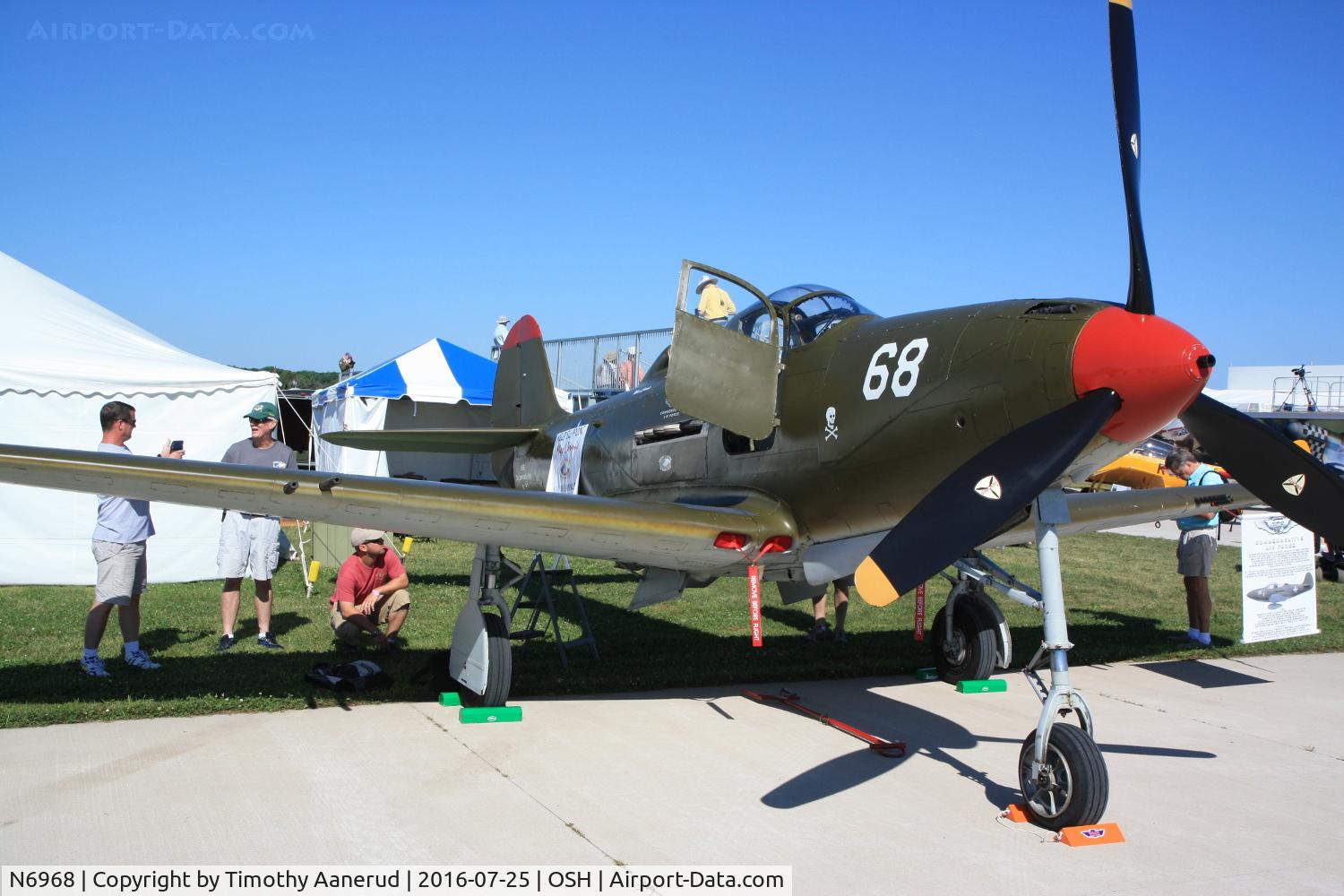 N6968, 1943 Bell P-39Q Airacobra C/N 219597, 1943 Bell P-39Q Airacobra, c/n: 219597