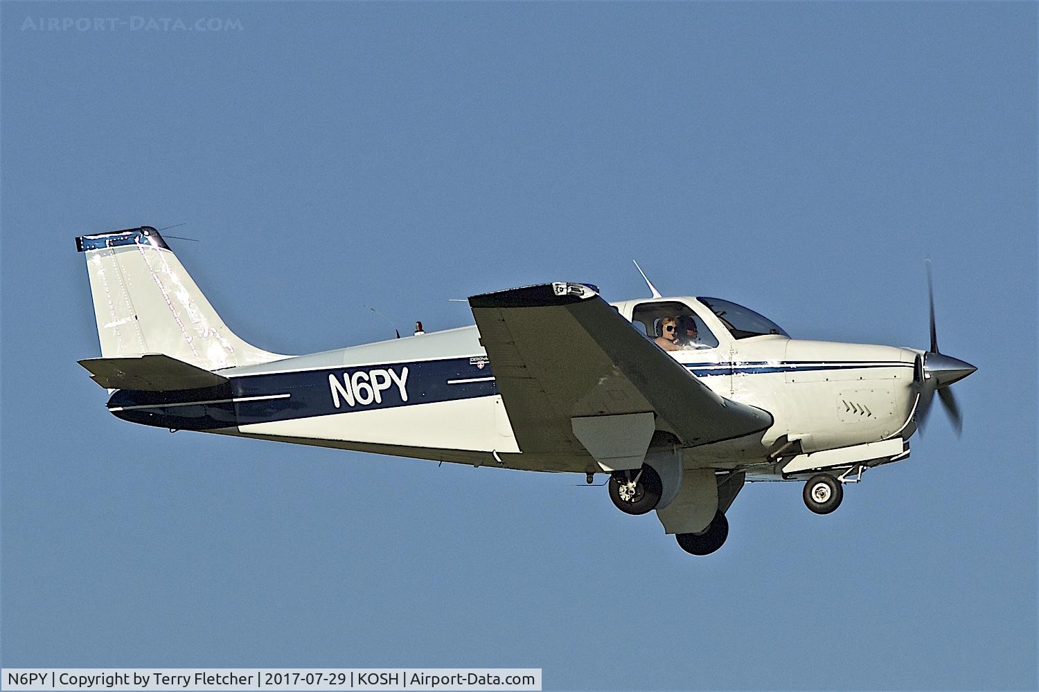 N6PY, 1962 Beech 35-A33 Debonair C/N CD-345, at 2017 EAA AirVenture at Oshkosh