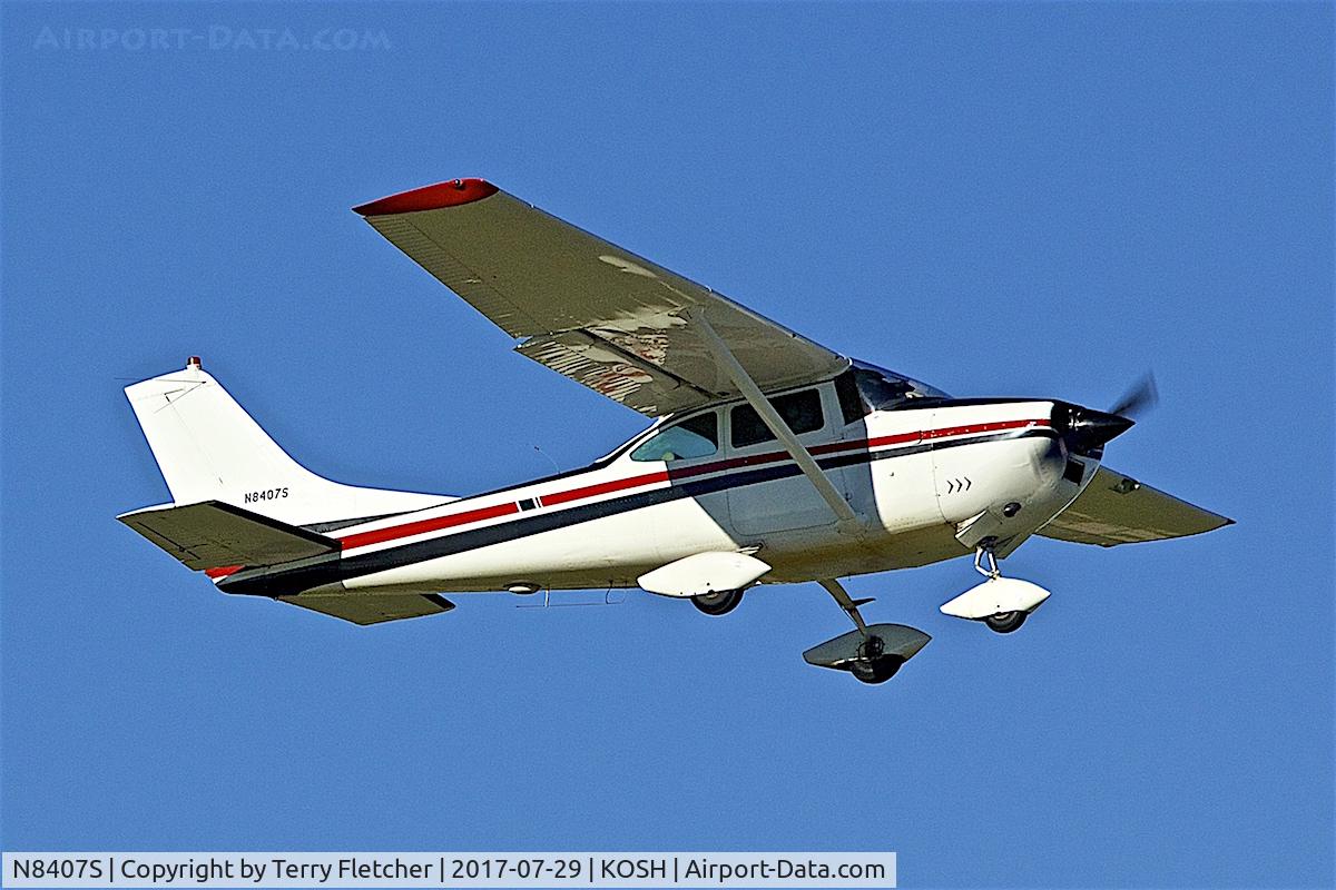 N8407S, 1965 Cessna 182H Skylane C/N 18256507, at 2017 EAA AirVenture at Oshkosh