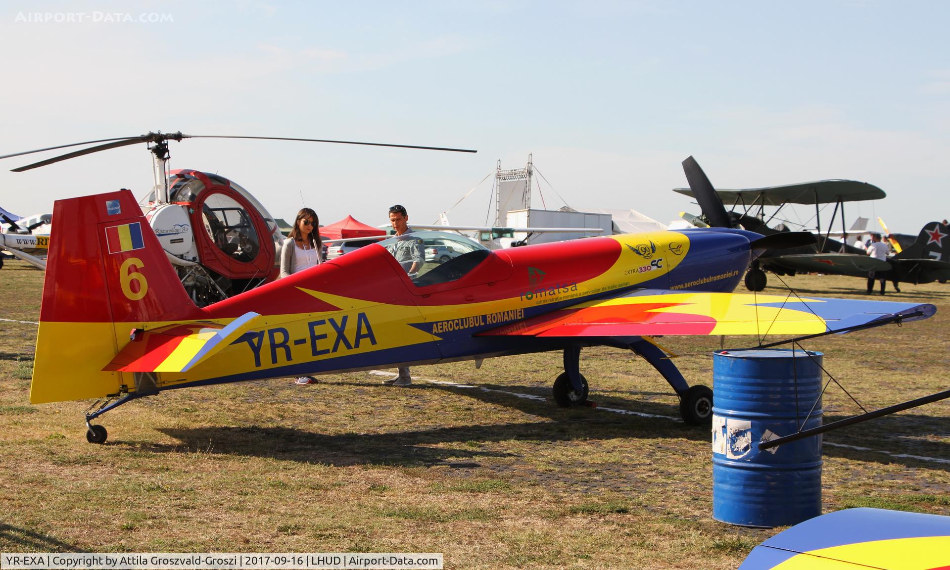 YR-EXA, Extra EA-330SC C/N SC019, Szeged Airport, Hungary - Air Show 2017