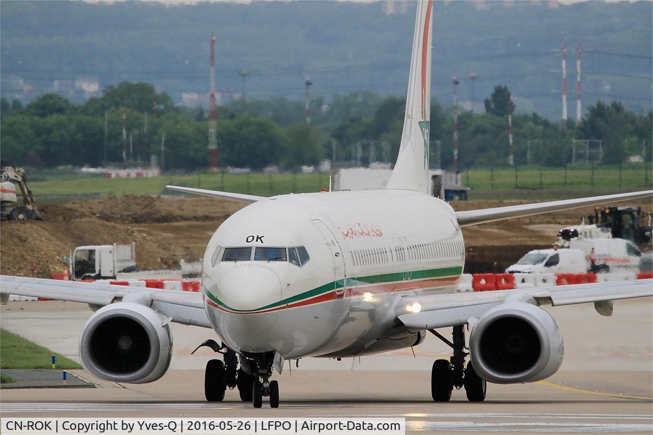 CN-ROK, 2006 Boeing 737-8B6 C/N 33064, Boeing 737-8B6, Lining up  rwy 08, Paris-Orly airport (LFPO-ORY)