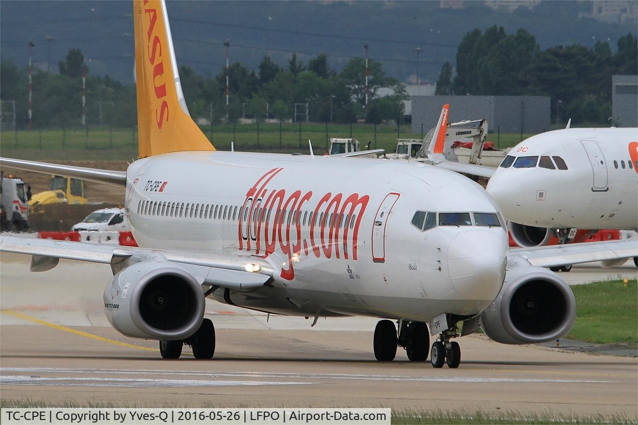 TC-CPE, 2012 Boeing 737-82R C/N 38178, Boeing 737-82R, Lining up  rwy 08, Paris-Orly Airport (LFPO-ORY)