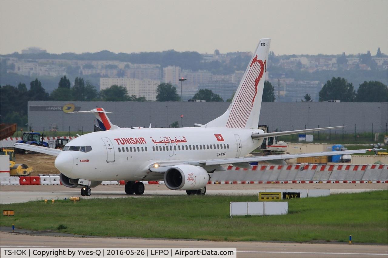 TS-IOK, 1999 Boeing 737-6H3 C/N 29496, Boeing 737-6H3, Taxiing to holding point rwy 08, Paris-Orly airport (LFPO-ORY)