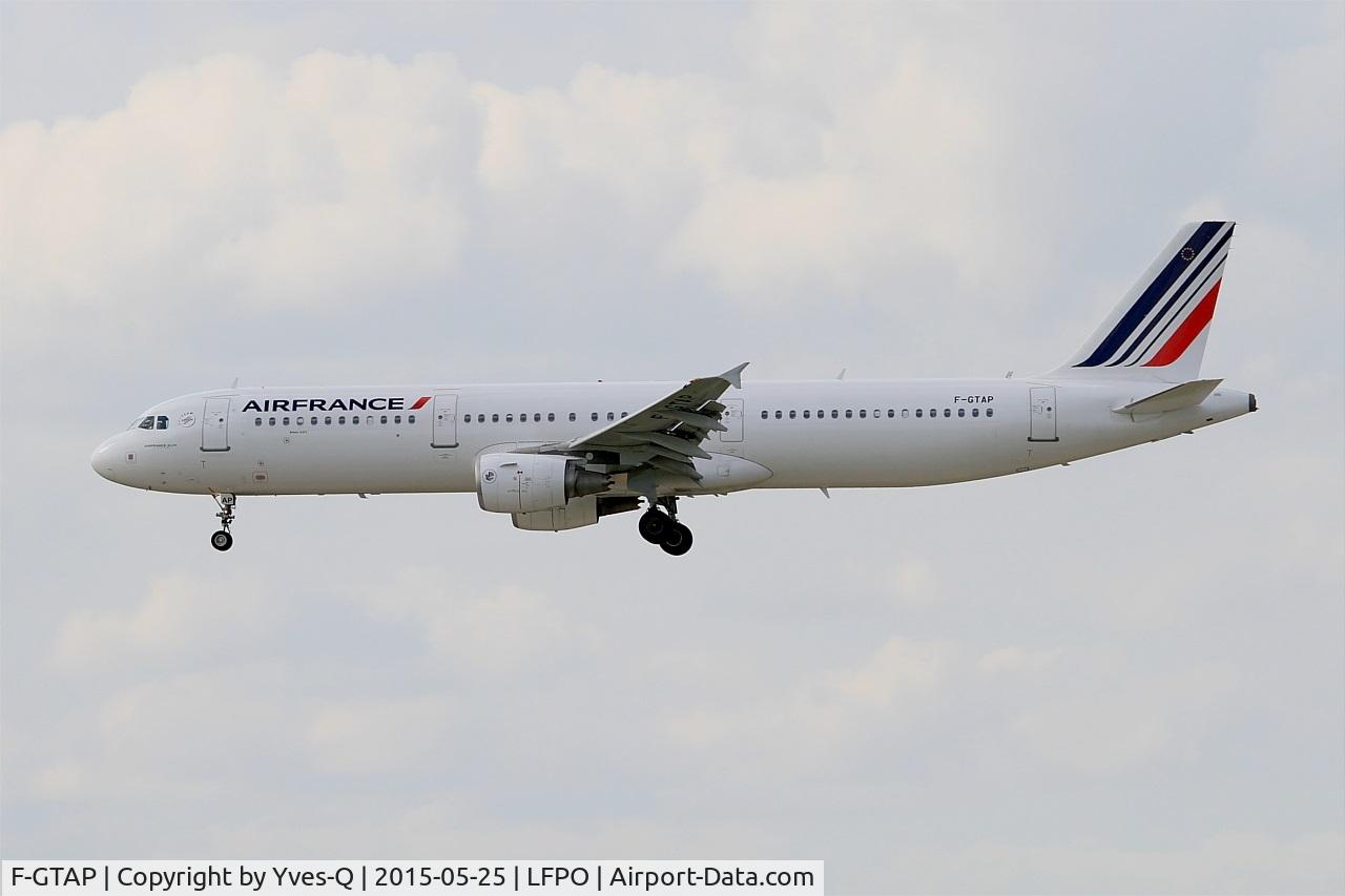 F-GTAP, 2008 Airbus A321-211 C/N 3372, Airbus A321-211, On final Rwy 26, Paris-Orly Airport (LFPO-ORY)