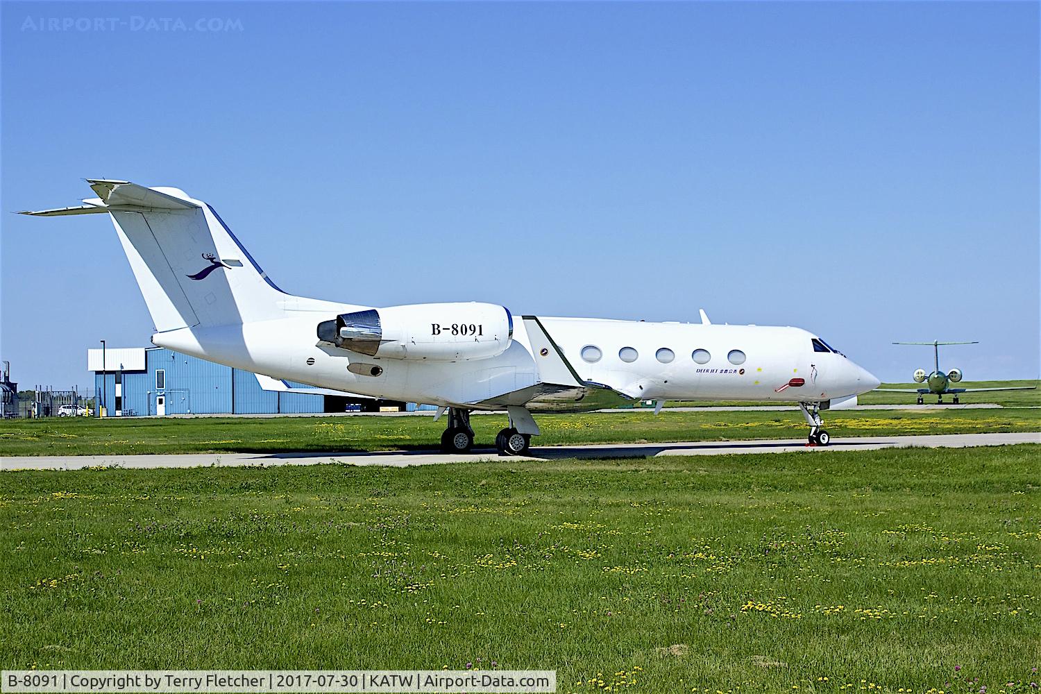 B-8091, 1990 Gulfstream Aerospace G-IV C/N 1144, Outside Gulfstream's at Appleton , Wisconsin