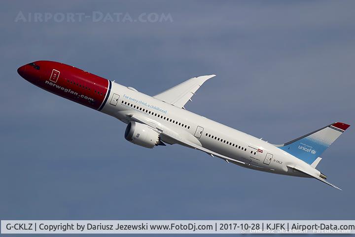 G-CKLZ, 2017 Boeing 787-9 Dreamliner C/N 38774, Boeing 787-9 Dreamliner - Norwegian Air Shuttle  C/N 38774, G-CKLZ