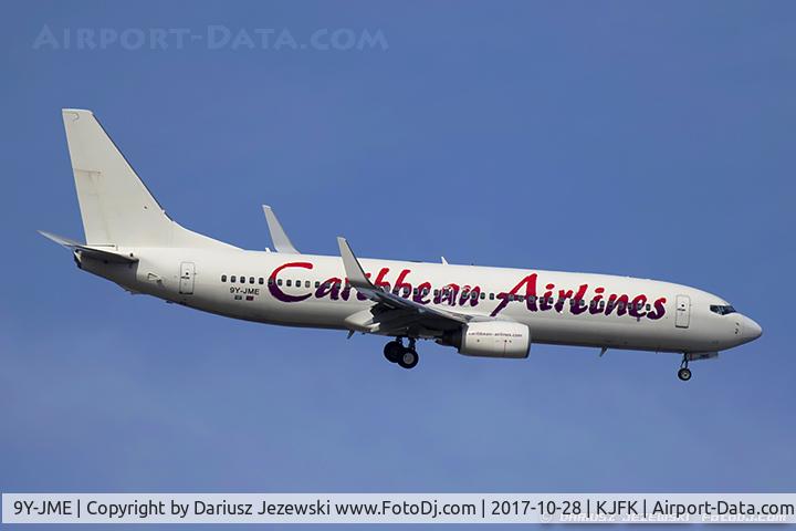 9Y-JME, 2003 Boeing 737-86J C/N 32919, Boeing 737-8Q8 - Caribbean Airlines (Air Jamaica)   C/N 33919, 9Y-JME