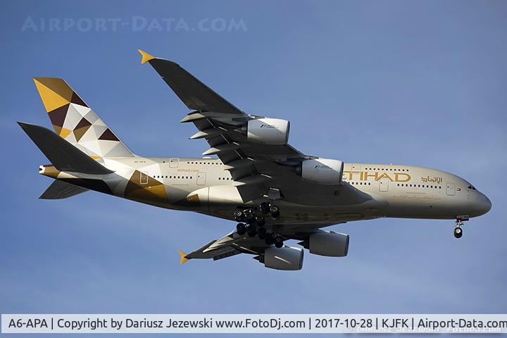 A6-APA, 2014 Airbus A380-861 C/N 166, Airbus A380-861 - Etihad Airways  C/N 166, A6-APA