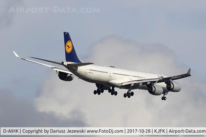 D-AIHK, 2004 Airbus A340-642 C/N 580, Airbus A340-642 - Lufthansa  C/N 580, D-AIHK