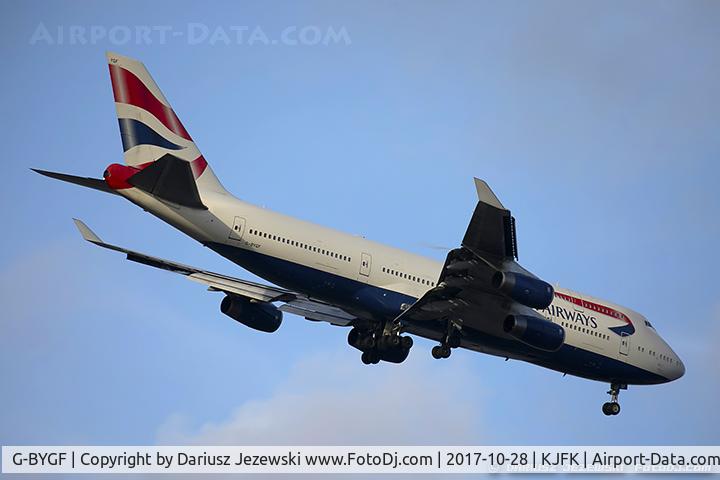 G-BYGF, 1999 Boeing 747-436 C/N 25824, Boeing 747-436 - British Airways  C/N 25824, G-BYGF