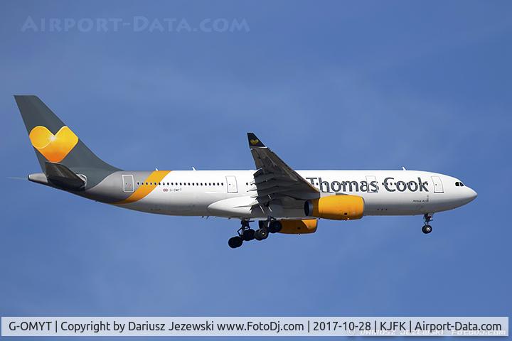 G-OMYT, 1999 Airbus A330-243 C/N 301, Airbus A330-243 - Thomas Cook Airlines  C/N 301, G-OMYT